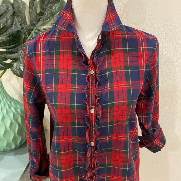 plaid ralph lauren button down